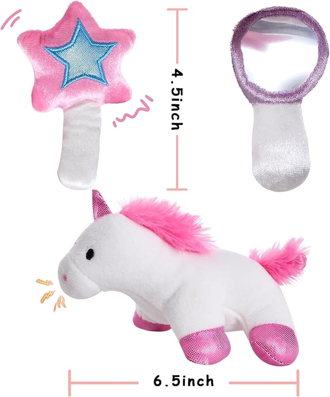 17 inch Ballerina Princess Doll Stuffed Animal for Girls Toy Set for 3 4 5 Year Old Girl Gift for Little Girl, Birthday 3-9