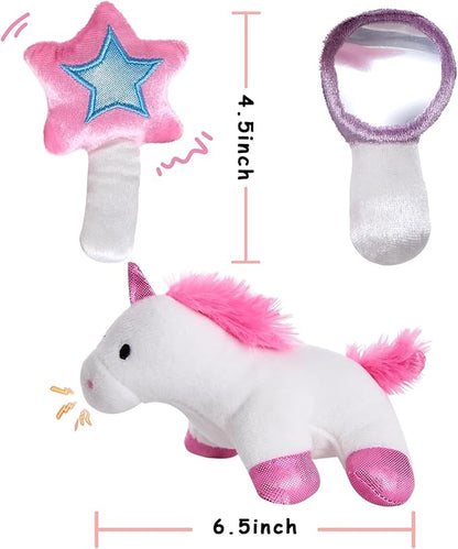 17 inch Ballerina Princess Doll Stuffed Animal for Girls Toy Set for 3 4 5 Year Old Girl Gift for Little Girl, Birthday 3-9