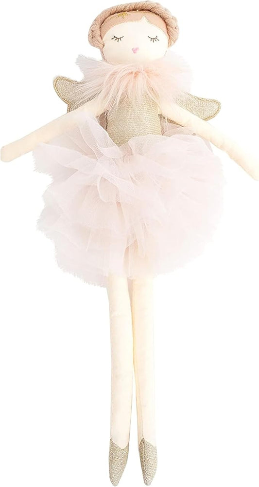 MON AMI Angel Stuffed Doll - 15", Soft Elegant Plush Doll for Little Girls