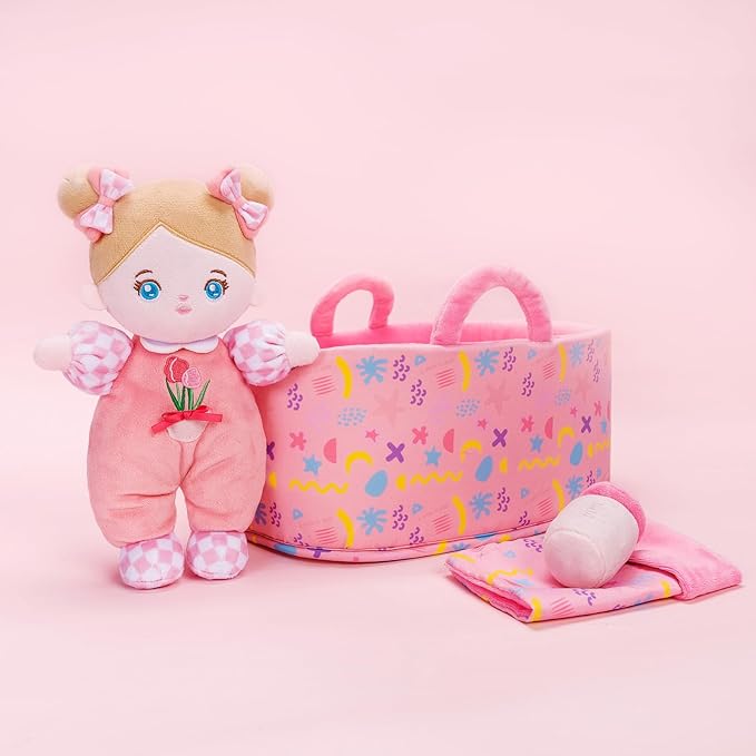 OUOZZZ 10" Soft Baby Doll Gift Set - First Baby