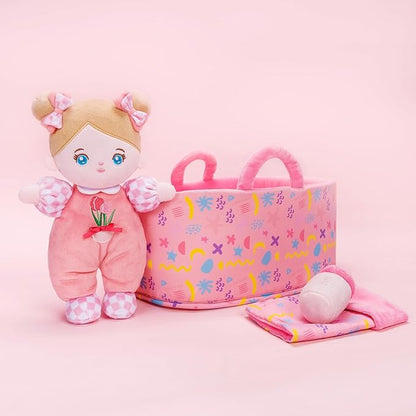 OUOZZZ 10" Soft Baby Doll Gift Set - First Baby