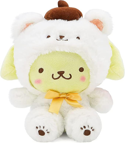 Cartoon Kawaii White Bear Cross-Dressing Series Plush,Soft Plush Doll Cute Soft Toys, Plush Pillow Stuffed Animals Toy Birthday Gifts for Girls Kids (C)