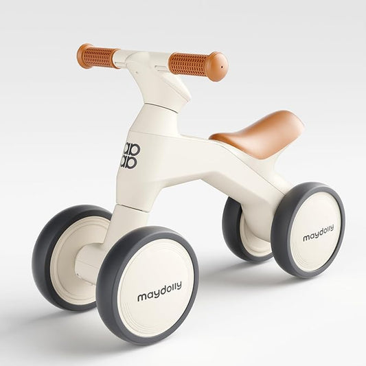 Maydolly Baby Balance Bike, Toddler Balance Bike for 1 Year Old Boys Girls 4 Wheels 10-36 Month