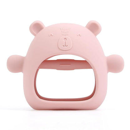 Teething Toys for Babies 0-6 Months, Never Drop Silicone Baby Teether
