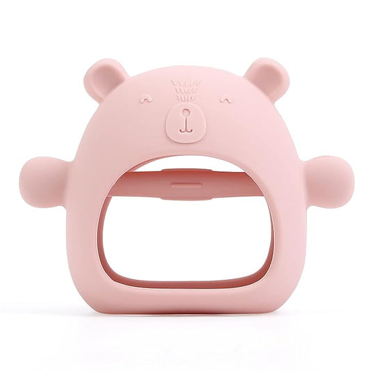 Teething Toys for Babies 0-6 Months, Never Drop Silicone Baby Teether