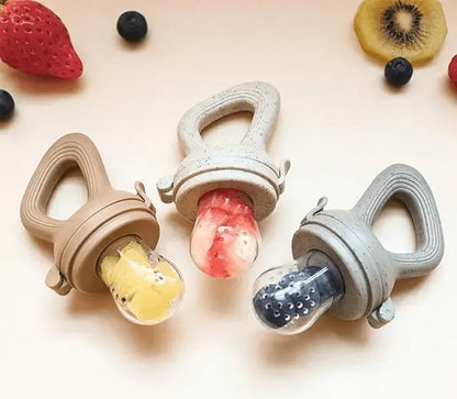 Avee & Co Silicone Teething Pacifier and Fresh Fruit Feeder, Baby Pacifier for Teething