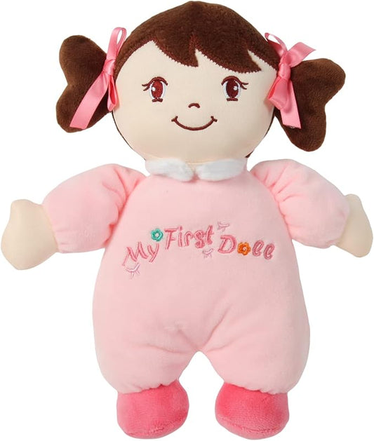 Linzy Plush Soft Plush Baby Doll My First Doll Safe 10''(83561BROWN)