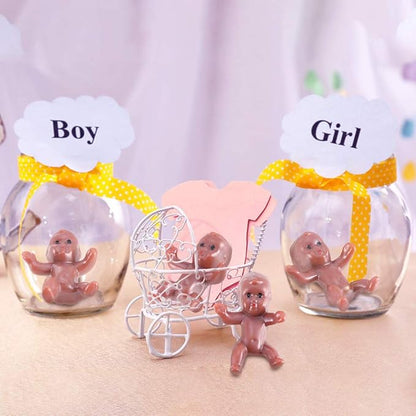240 PCS Mini Plastic Babies Dolls, 1 Inch Small King