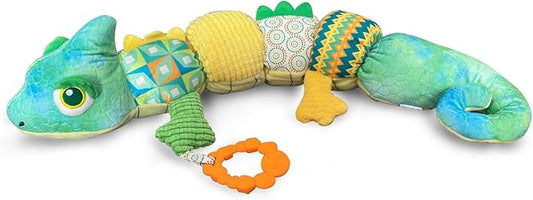 Infant Musical Stuffed Animal Toys, Activity Soft Sensory Toy with Baby Teething Toys 0 3 6 12