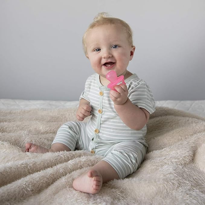 Itzy Ritzy Silicone Teensy Teether - Flexible, Soft & Hollow 3 Months