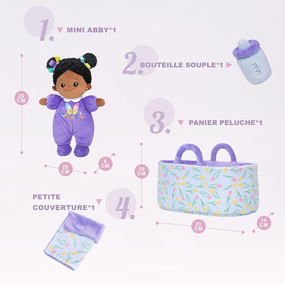 OUOZZZ 10" Soft Baby Doll Gift Set - First Baby