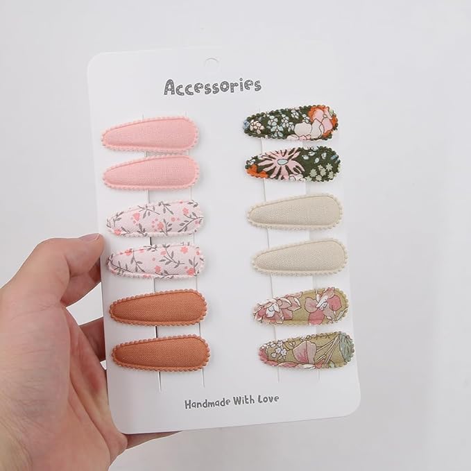 36PCS Baby Hair Clips Flower Patterns Toddler Hair Clips Mini