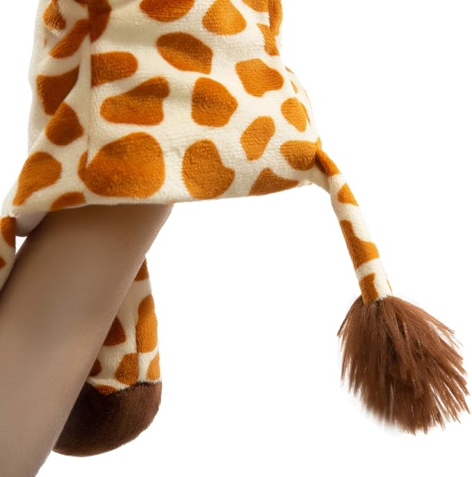 HollyHOME Animal Puppets Giraffe Hand Puppets Toys Sika Zoo Animal 14 Inches