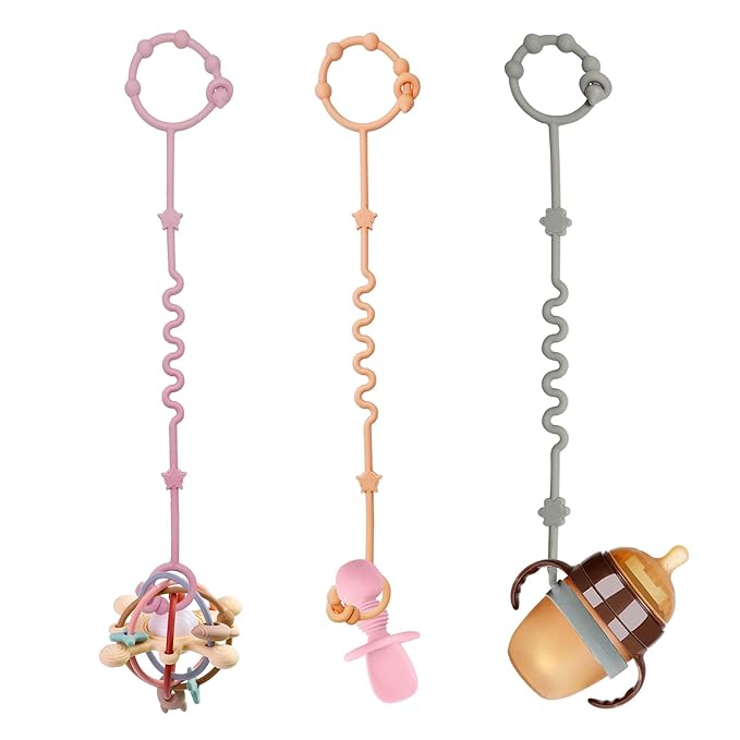 Toy Straps for Baby,RTMOK Silicone Setpacifier Clip