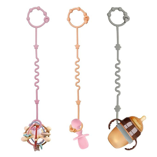 Toy Straps for Baby,RTMOK Silicone Setpacifier Clip