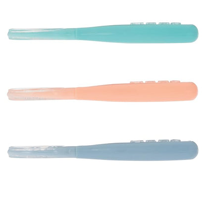 Nuby 3-Stage Baby's First Spoons Set - 3 Pack - 6+ Months - Baby Spoons with Easy Grip Handle - Pastels
