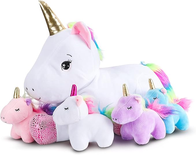16inch Unicorn Stuffed Animals PlaySet- Unicorn Doll Toy Gifts 4 Baby