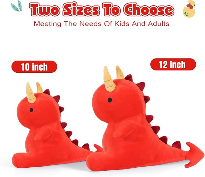 Ditucu Cute Dinosaur Plush Dragon Stuffed Animals Toys Dolls Soft 10 inch
