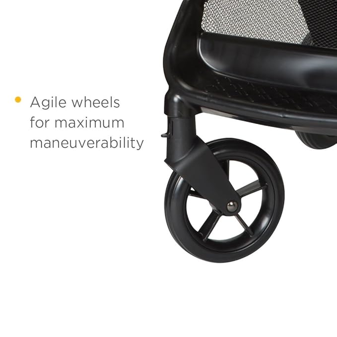 Safety 1st Smooth Ride Travel System Stroller and Car Seat OnBoard™ FLX - Efficient Infant Car Seat Stroller and Infant Car Seat and Stroller Combo, Black Cherry