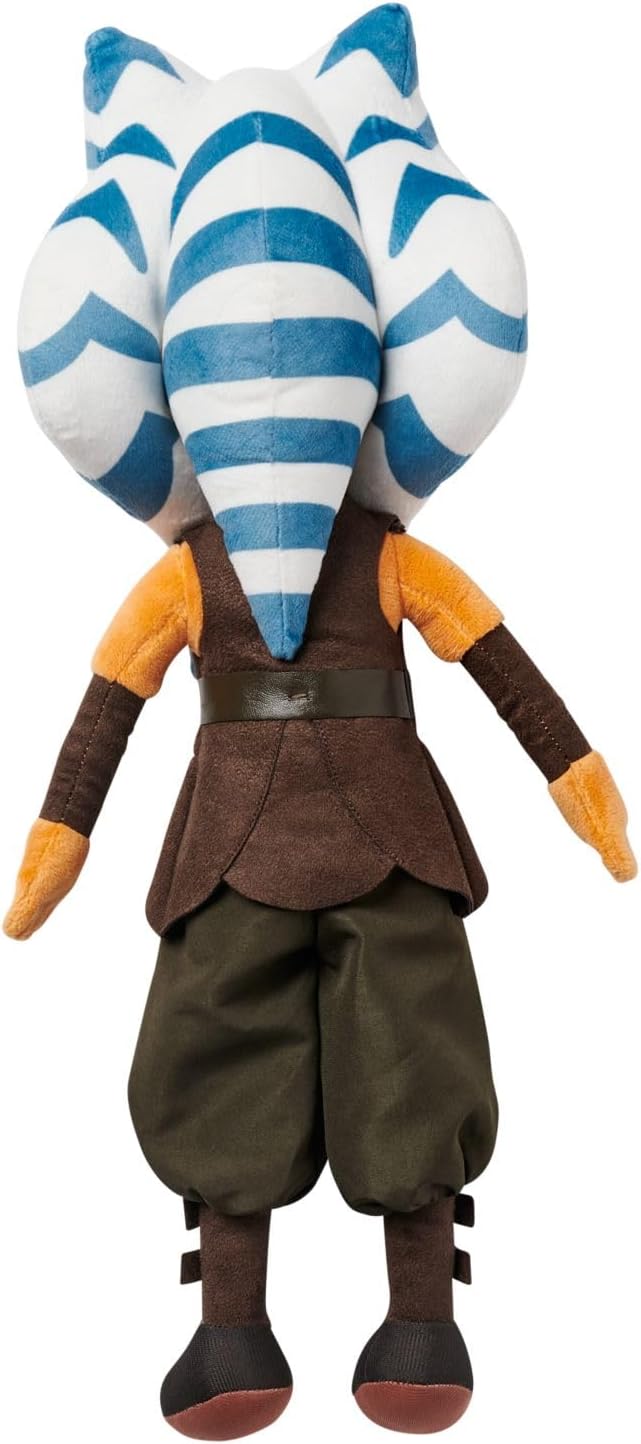 Disney Store Official Princess Plush Doll (Ahsoka from Star Wars: Ahsoka) Medium 14 Inches, Princess Dolls with Embroidered Features