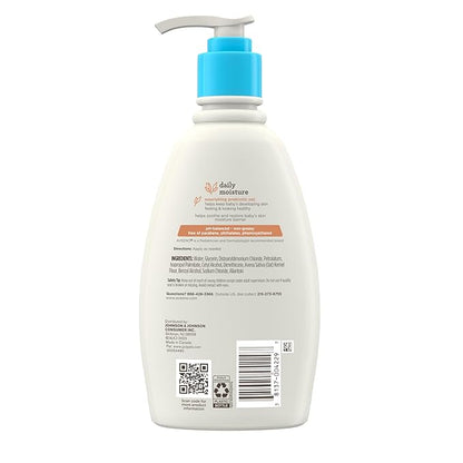 Aveeno Baby Daily Moisture Body Lotion for Delicate Skin, Natural Colloidal Oatmeal & Dimethicone 12 fl.
