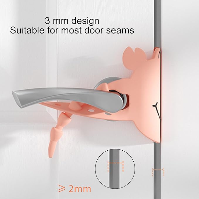 Door Buffer Mute Lock Cover, Room Windproof Door Sound mat