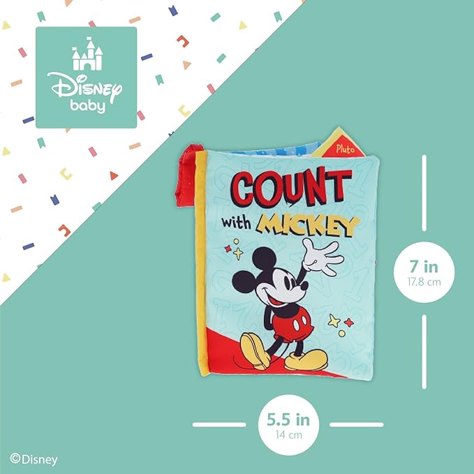 Disney Baby Mickey Mouse Count with Mickey Soft Book