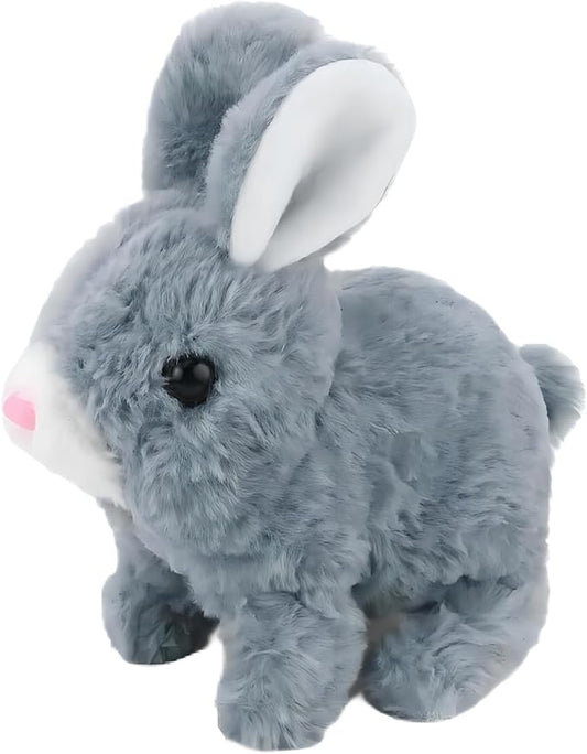 Hopping Bunny Toys for Kids Interactive Electronic Bunny Plush Toy 7'')
