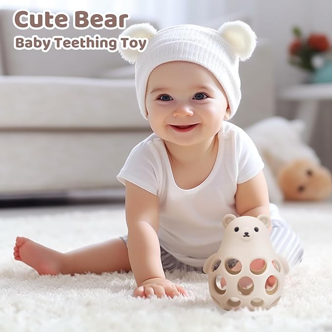 Baby Teething Toys Silicone Teethers - Babies Toys Chew Toys 0-6 6-12