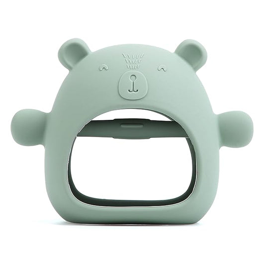 Teething Toys for Babies 0-6 Months, Never Drop Silicone Baby Teether