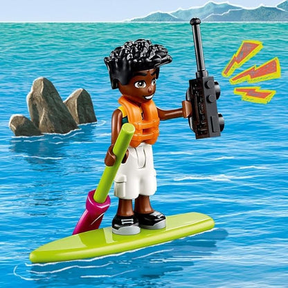 LEGO 41752 Friends Sea Rescue Plane, Airplane Toy with Whale Figure and Mini Dolls, Animal Care Gift for Birthday for Girls, Boys and Children from 6 Years