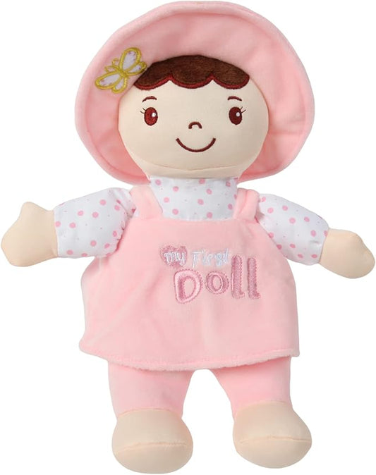 Linzy Plush,My First Doll with Hat 10'' Brown (83560BROWN)