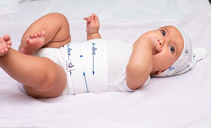Baby Belly Band for Gas & Colic Baby Relief - Self Heating Belly Band Baby Belly Button Band Colic Band Tummy Wrap for Babies Colic Belt Baby Gas Wrap Colic Baby Relief Newborn