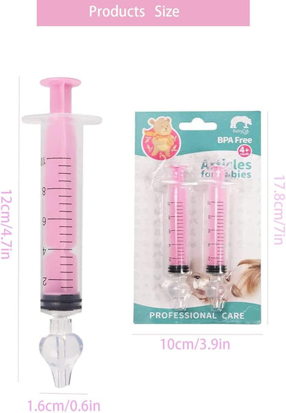 10ml Baby Nasal Syringe Irrigator Portable Infant 2pcs??