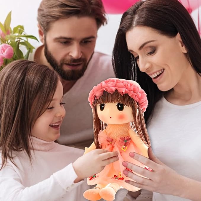 ikasus Soft Baby Doll with Clothes, Kawaii 17.7 Rag Doll