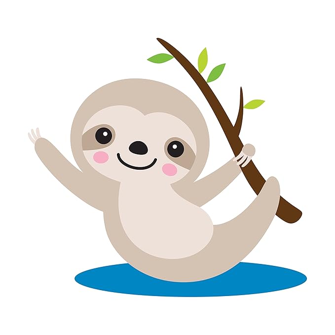 Dr. Brown's Flexees Gray Sloth, Soft 100% Silicone Baby Teether 3m+