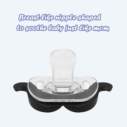 YAPROMO Halloween Pacifiers for Babies 4 PCS Cute Pumpkin Pacifiers Tusk Pacifier, BPA Free