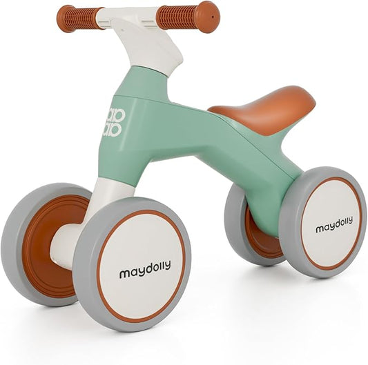 Maydolly Baby Balance Bike, Toddler Balance Bike for 1 Year Old Boys Girls 4 Wheels 10-36 Month