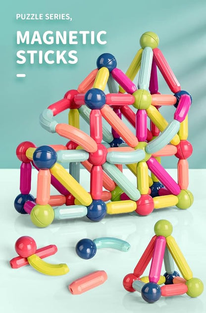 Magnetic Balls and Rods Set, Magnetic Building Set 3+ (42
