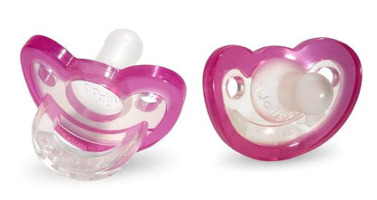 RaZbaby JollyPop Newborn Pacifier 0-3 Months - Soft, BPA-Free Silicone 2