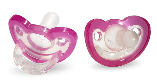 RaZbaby JollyPop Newborn Pacifier 0-3 Months - Soft, BPA-Free Silicone 2