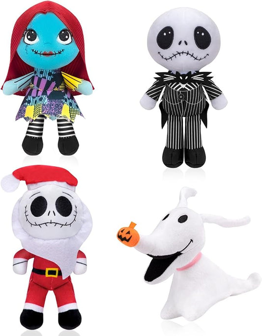 Jack Skellington Plush,4PCS Before Christmas Plush Toys 5" Pumpkin 4PCS JACK