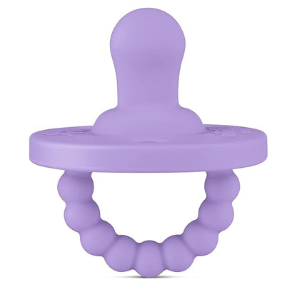 Ryan & Rose Cutie PAT Pacifier Teether (Flat, Orchid)