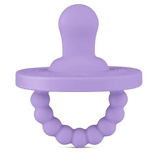 Ryan & Rose Cutie PAT Pacifier Teether (Flat, Orchid)
