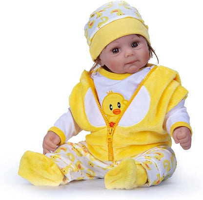 MAIHAO Reborn Baby Doll Clothes for 17-22 Inch Newborn Baby 17-22 inch 5pcs Set 17-22 Inch