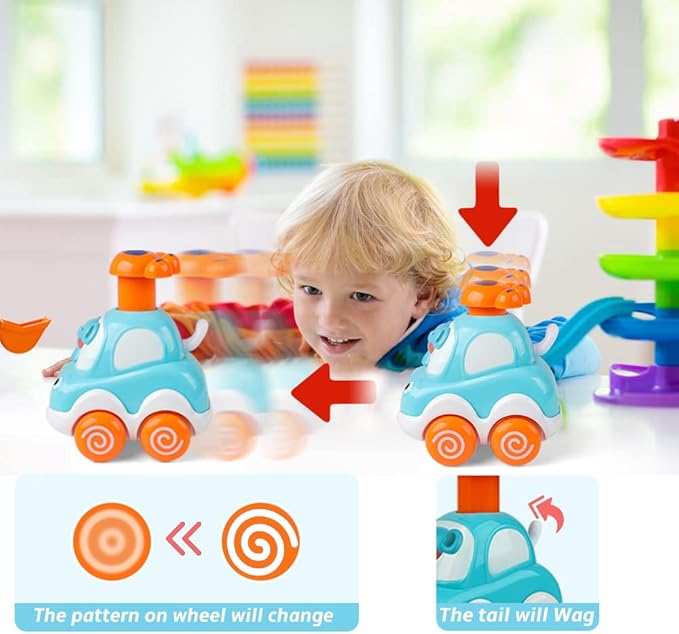 Toy Cars for 1 2 3 Year Old Boys |Push and Go Cars for 1 Year Old Boy Gifts 12-18 Months |1st Birthday