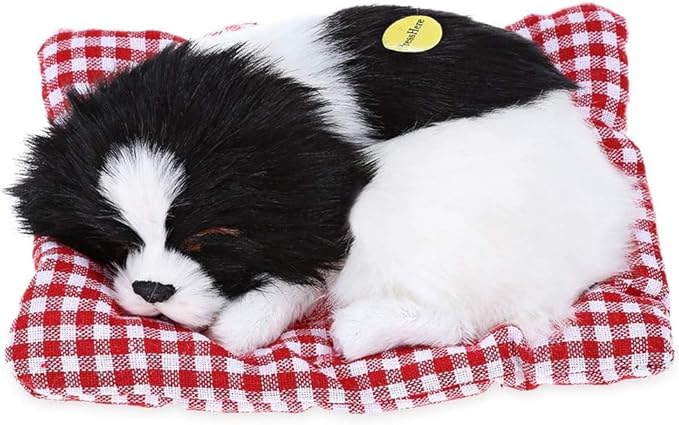 Simulation Lovely Dog That Make Sounds Doll Cute Sleeping Plush Decorations,1Pcs Sleeping