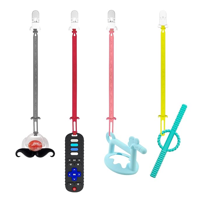 Baby Teething Toys, Food Grade Silicone Remote Control Teether for Babies 3 6 12 18 Months
