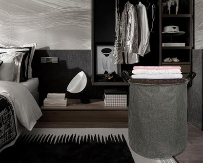 Round Laundry Hamper Storage Basket Organizer Hamper Storage Bins