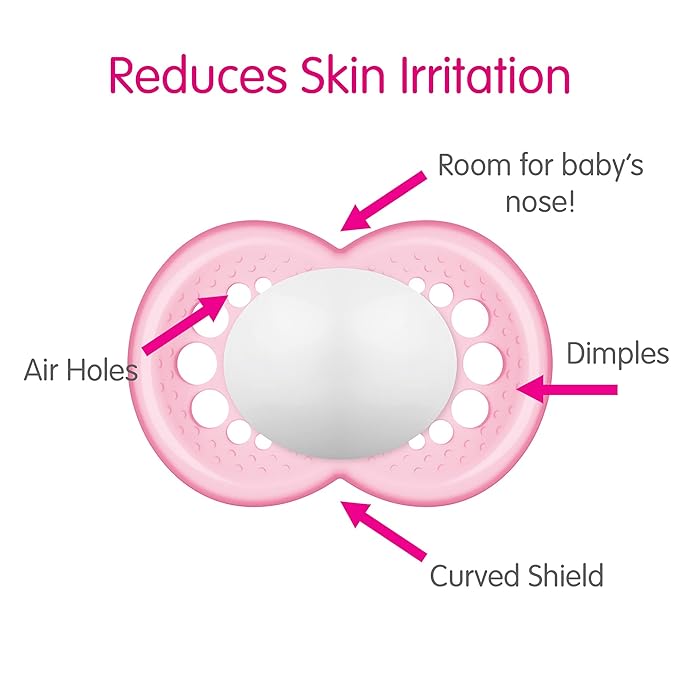 MAM Original Matte Baby Pacifier, Nipple Shape Helps Promote Healthy Oral Development 6-16 Months 2)